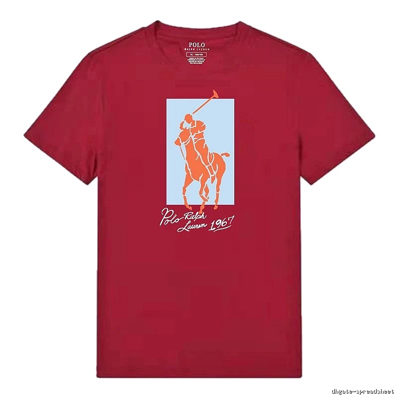 Ralph Lauren Polo Burgundy Trendy T-shirt