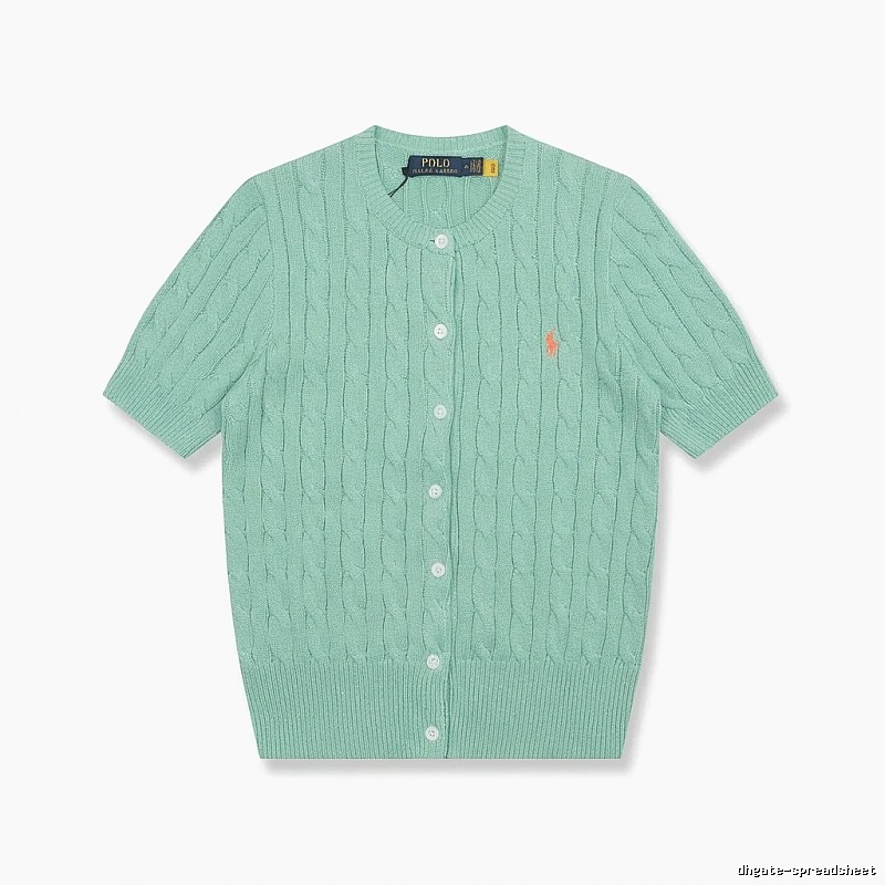 Ralph Lauren Polo light green knitted cardigan