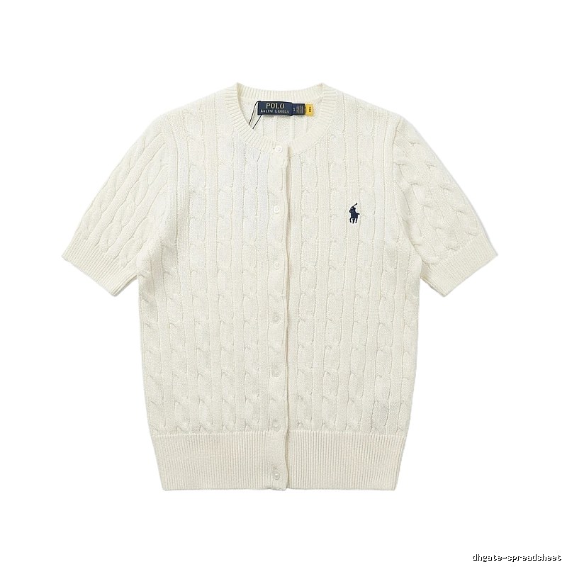 Ralph Lauren Polo white knitted cardigan
