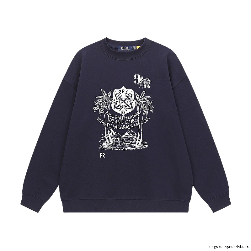 Ralph Lauren Printed Casual Style Sweatshirt