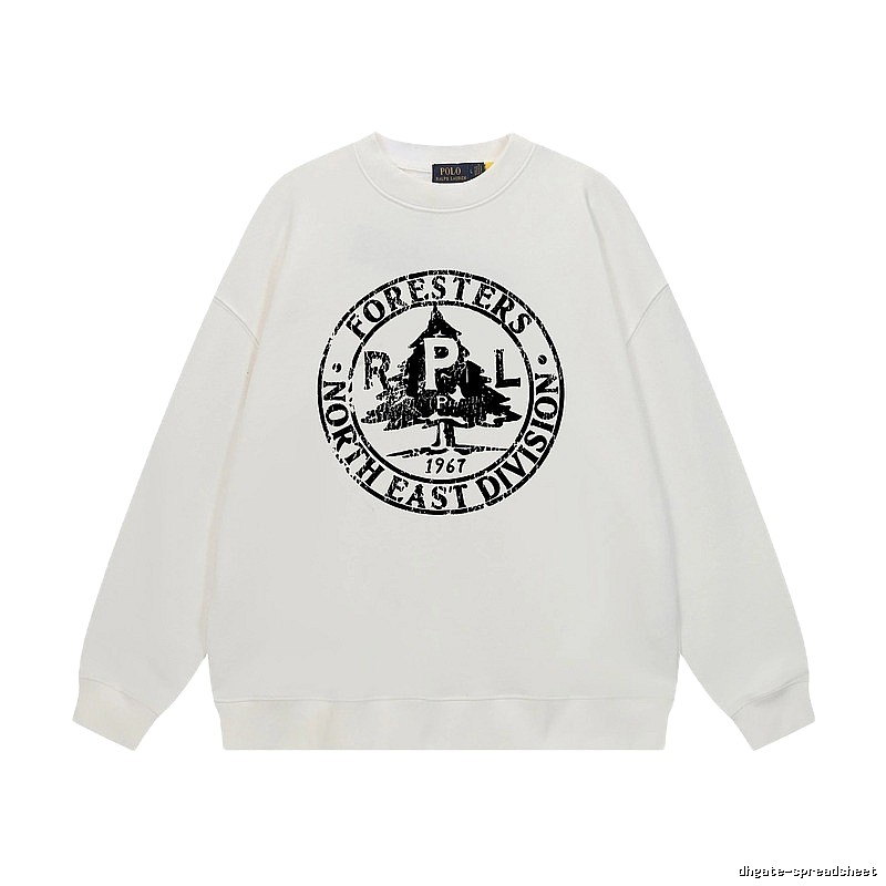 Ralph Lauren retro-style white sweatshirt
