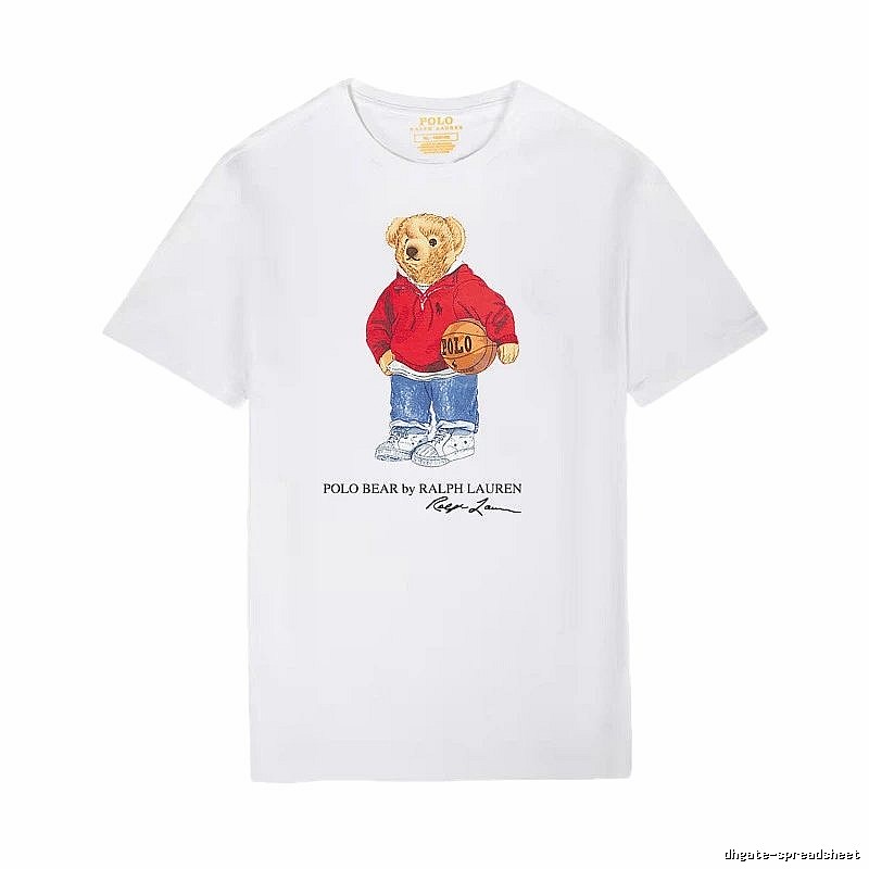 Ralph Lauren Teddy Bear Series White T-shirt