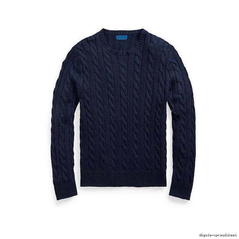 Ralph Lauren Travel Cable-knit sweater Navy Cable Knit with Modern Look