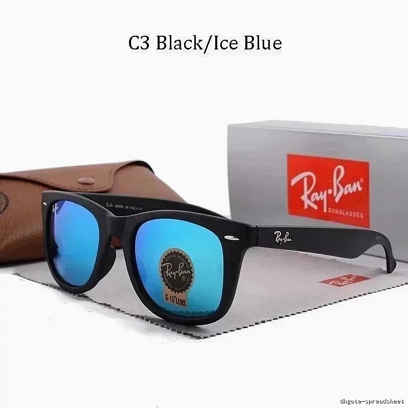 Ray-Ban Patterned Aviator sunglasses Metal Frame Sunglasses with Polished Detail
