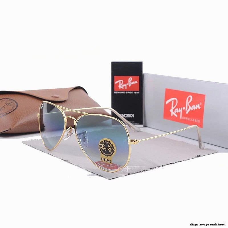 Ray-Ban Resort Aviator sunglasses Gold Tone Sunglasses with Premium Look