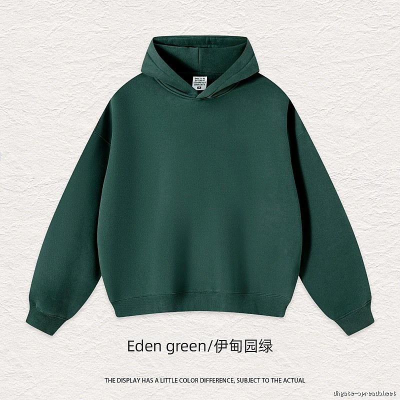 Relaxed Blank pullover hoodie Black Minimal A with Designer-Inspired Detail