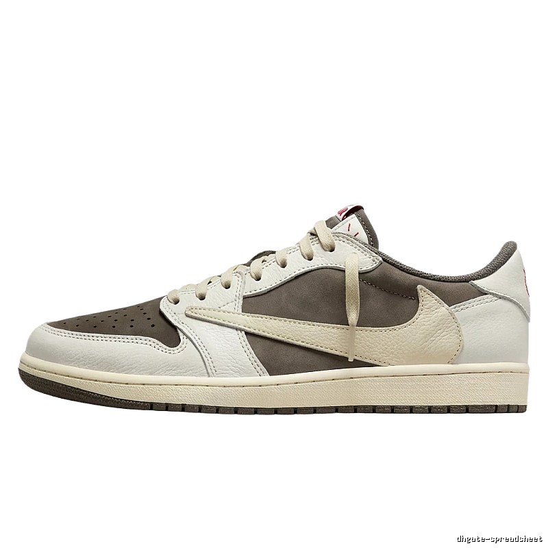 Retro - style grey - white Jordan AJ1 shoes