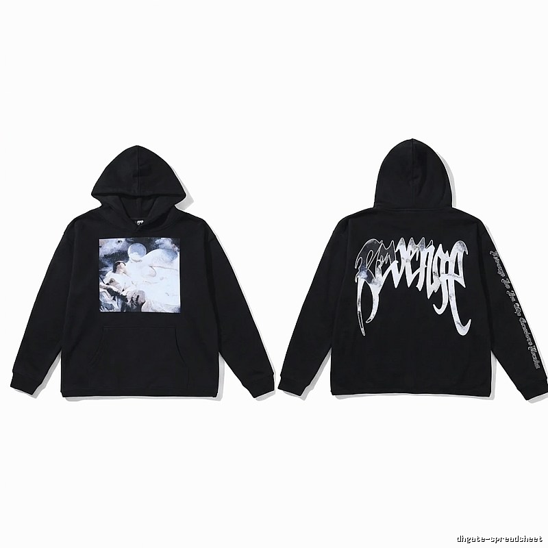 Revenge dark style black hoodie