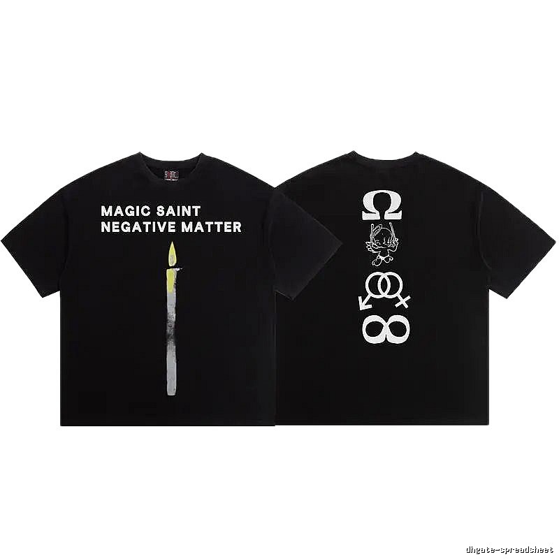 SAINT Magic Collection Street Style Black T-Shirt