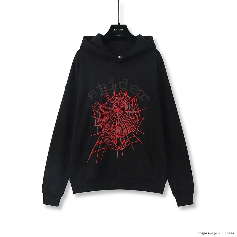 Sp5der cobweb - style black sweatshirt