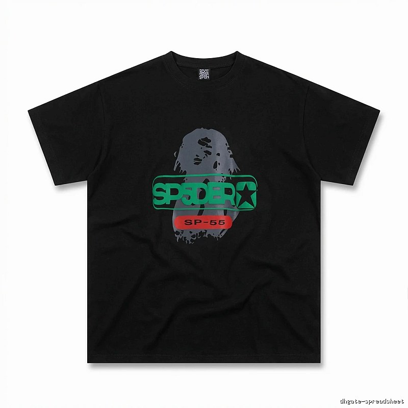 Sp5der Dark Cool Trend Short Sleeve