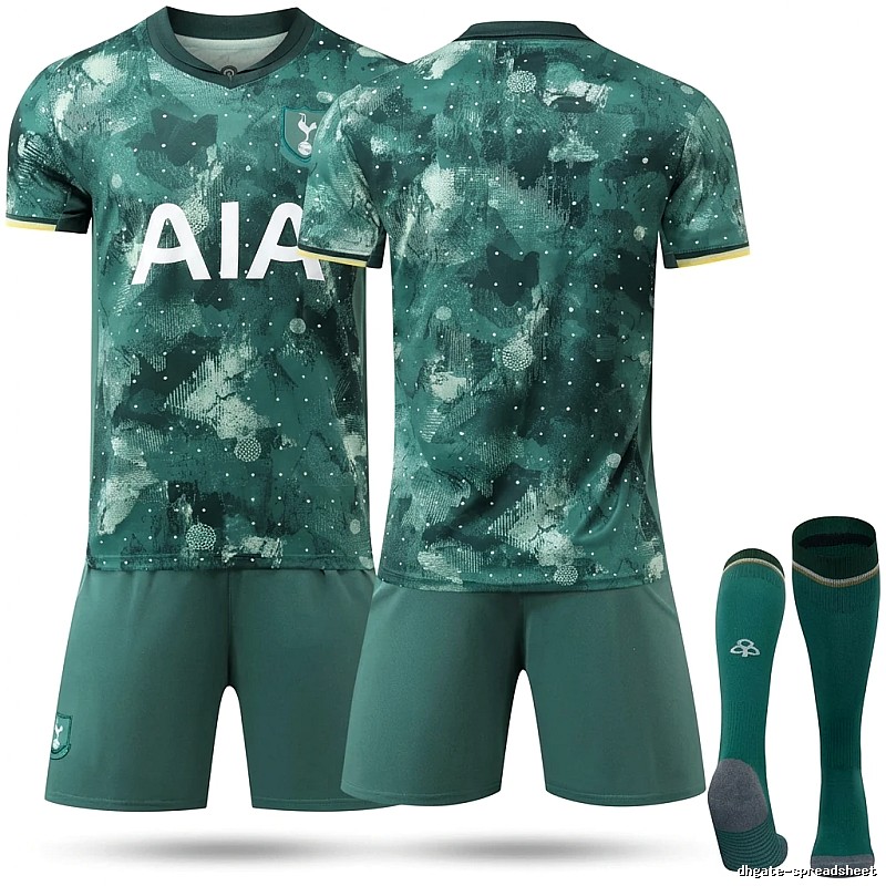 Spurs camouflage-style dark green jersey