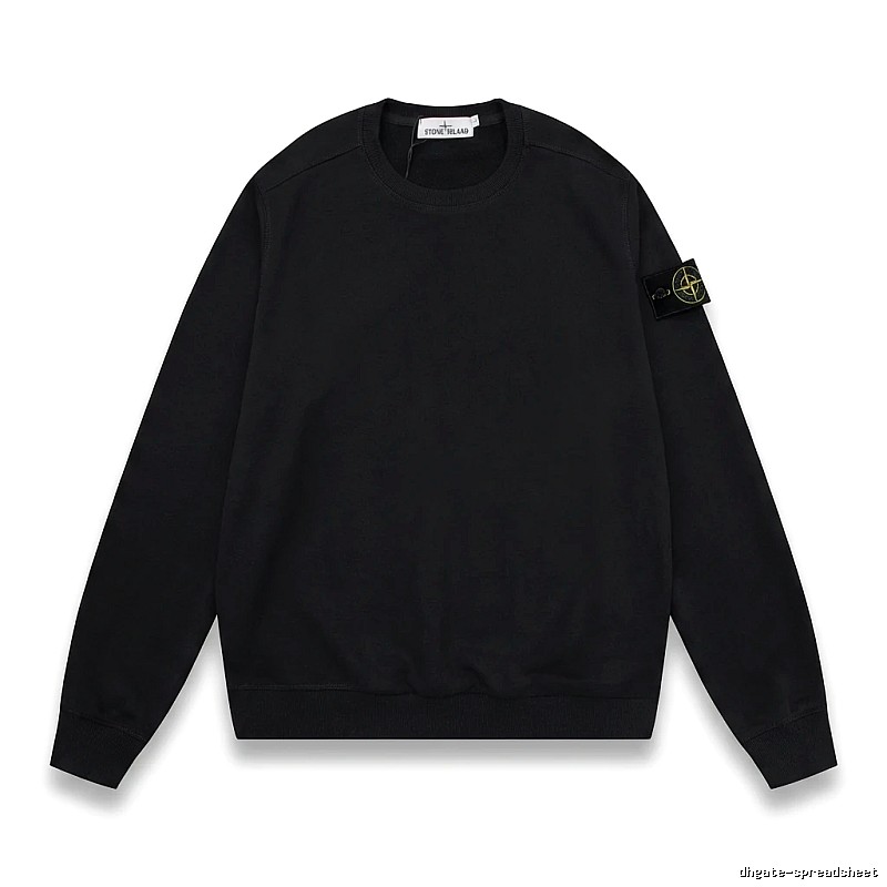 Stone Island basic black sweatshirt