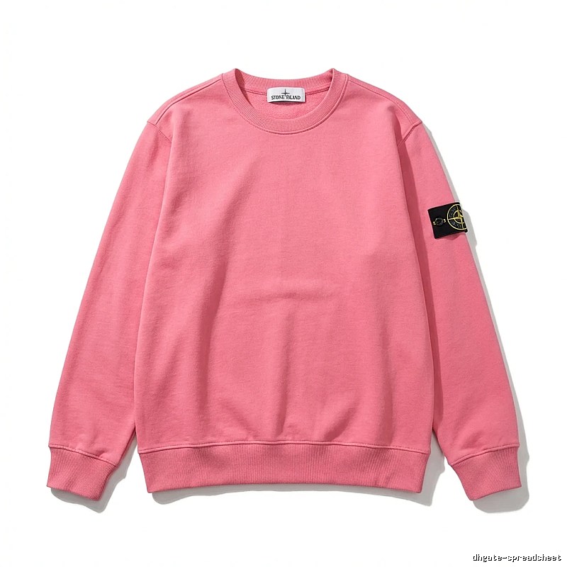 Stone Island basic pink sweatshirt