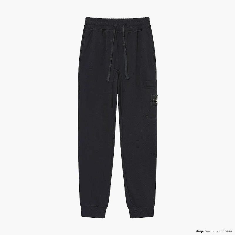 Stone Island Compass Series Street Style Black Sweatpants
