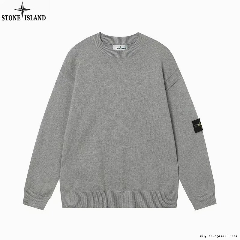 Stone Island Gray Crewneck SweatShirt Daily Styling