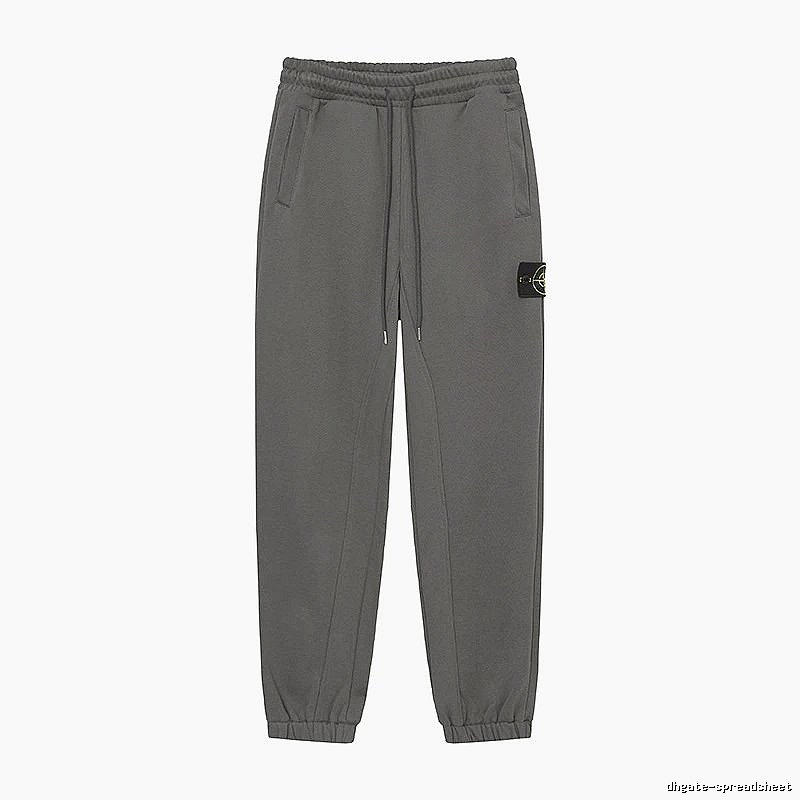 StoneIsland Compass Badge Street Style Grey Sweatpants