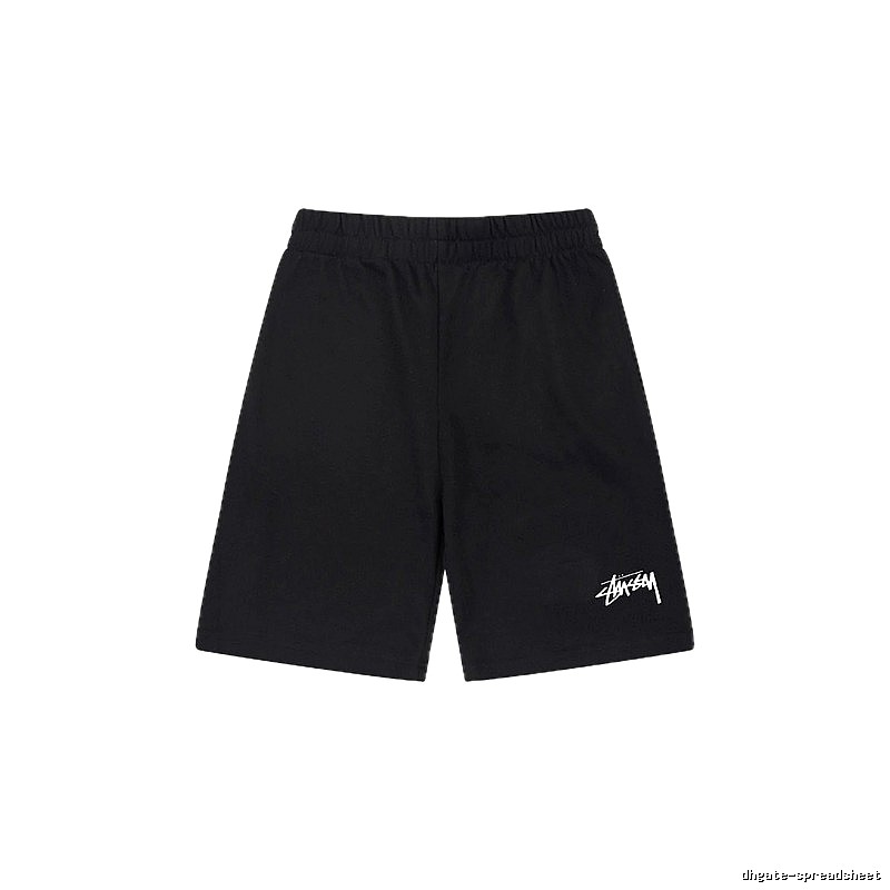 Stussy basic casual black shorts