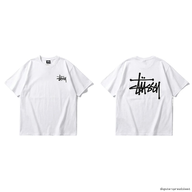Stussy basic simple white T-shirt