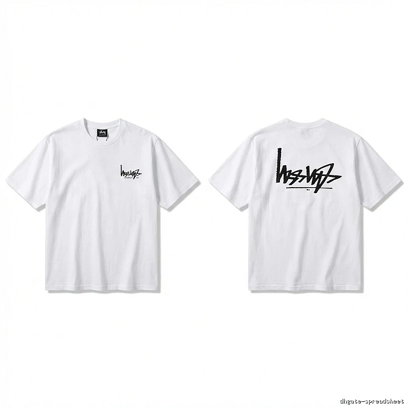 Stussy basic simple white T-shirt
