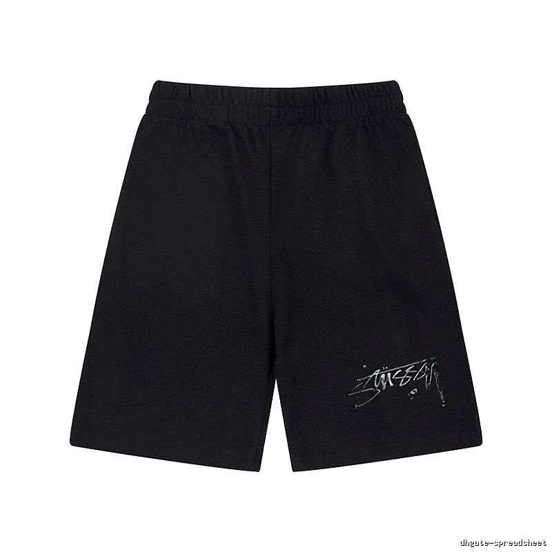 Stussy Basic Style Trendy Black Shorts