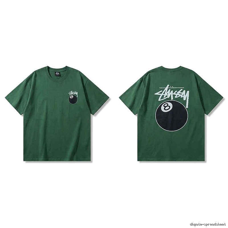 Stussy Black Eight Series Trendy and Cool Style T-shirt