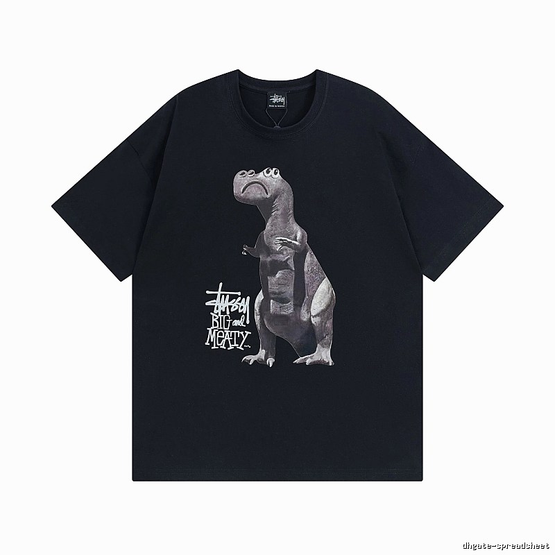 Stussy Black Spider Graphic T-Shirt Visual Accent Logo