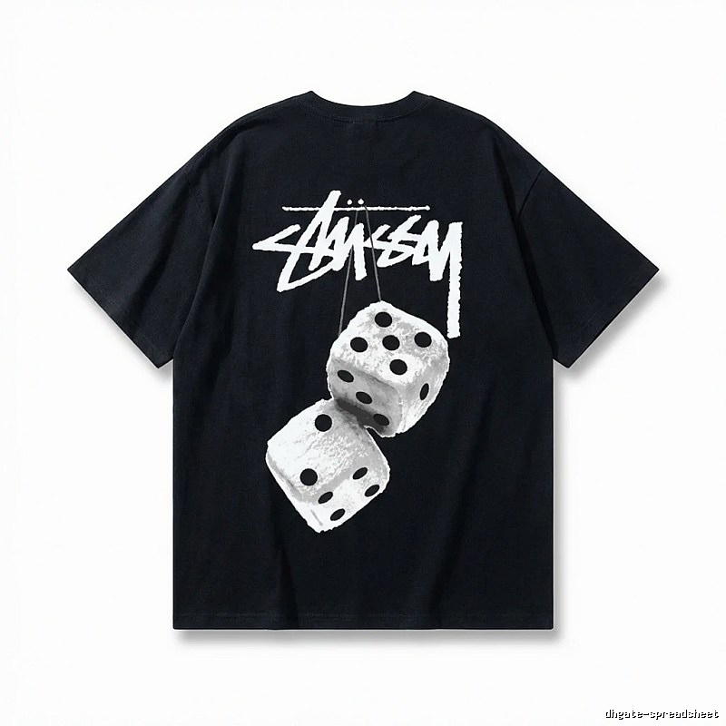 Stussy Dice Style Black T-shirt