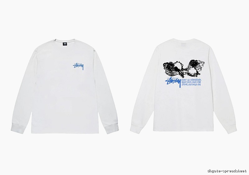 Stussy Graffiti Retro Style White T-shirt