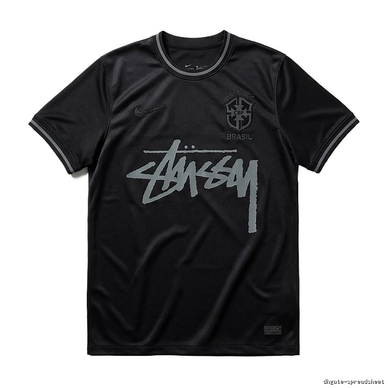 Stussy graffiti-style black T-shirt