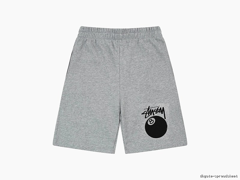 Stussy No. 8 Ball Grey Shorts