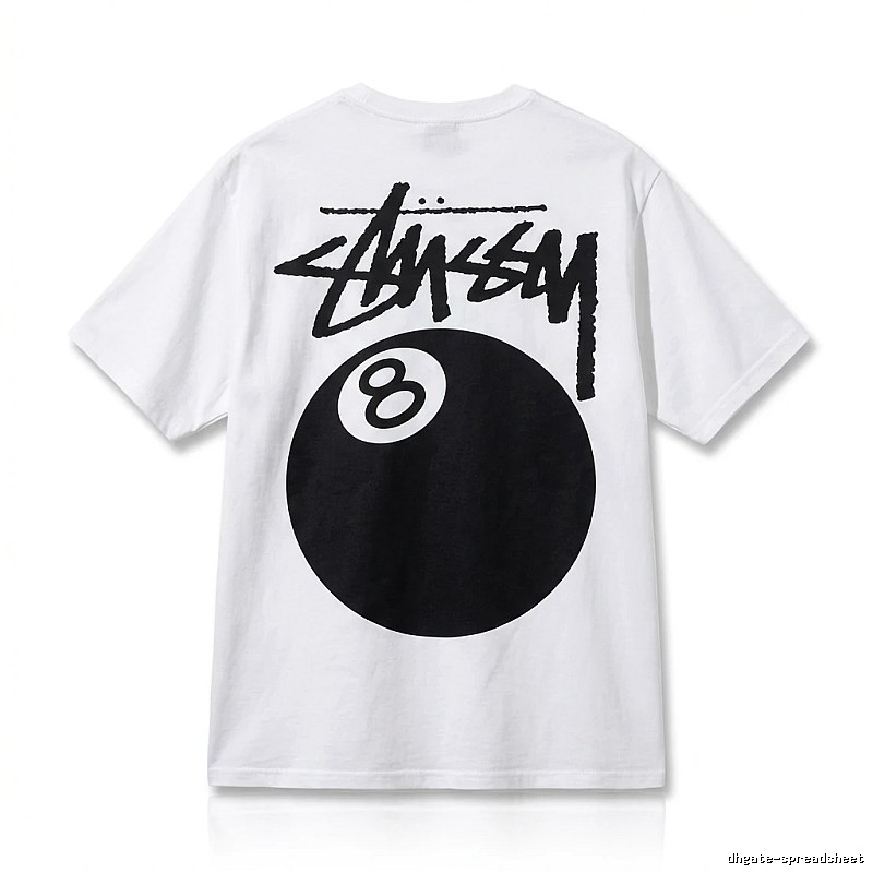 Stussy No.8 Ball White T-shirt
