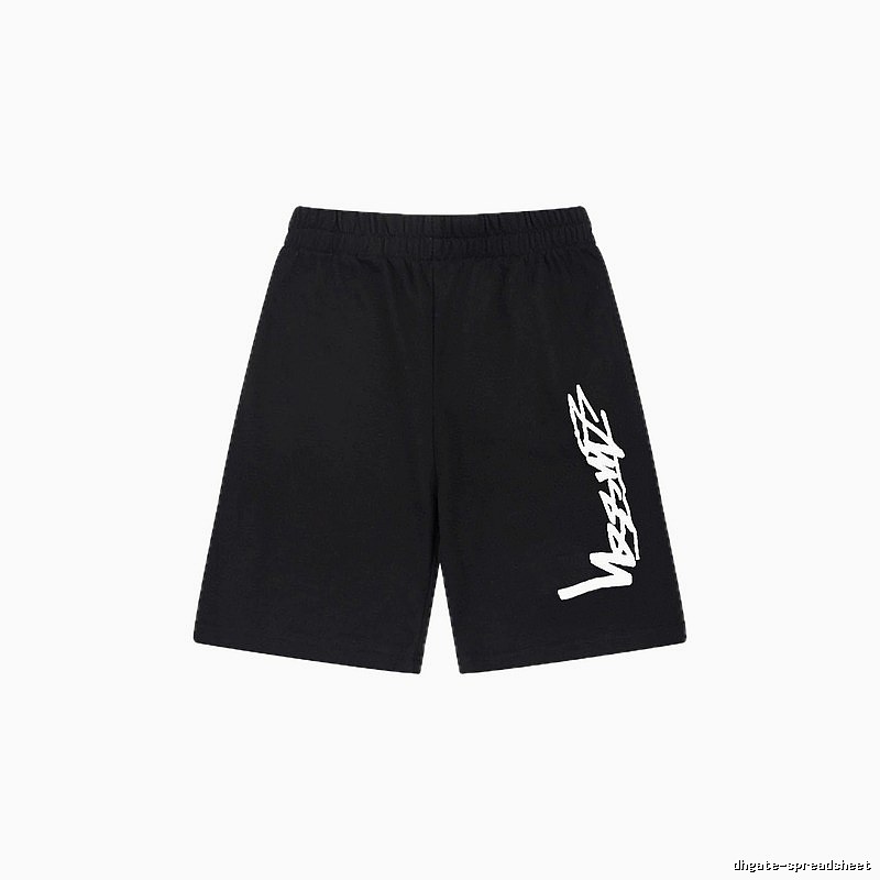 Stussy street-style black shorts