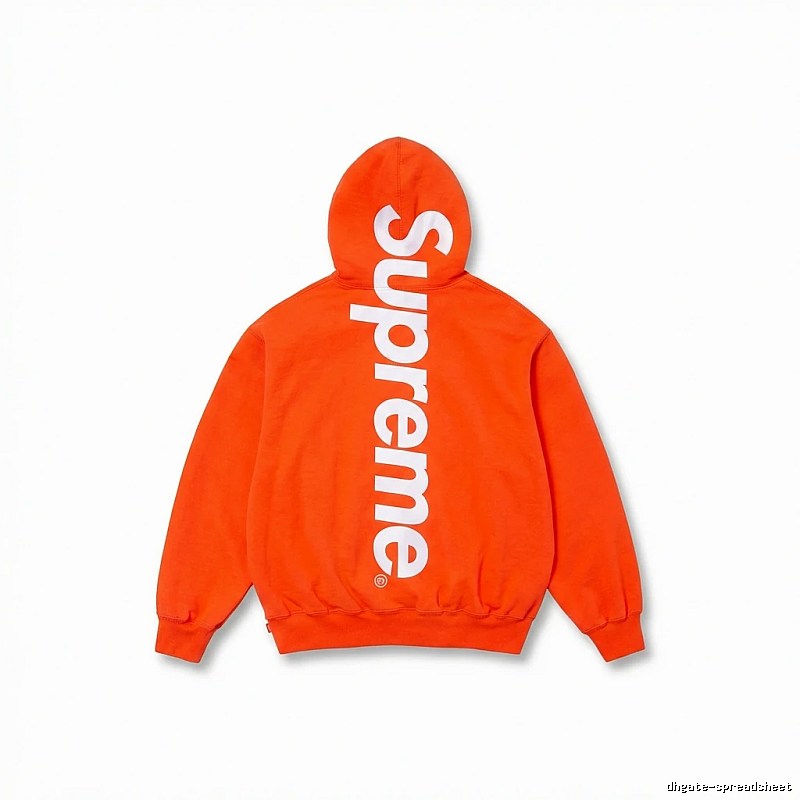 Supreme classic orange hoodie