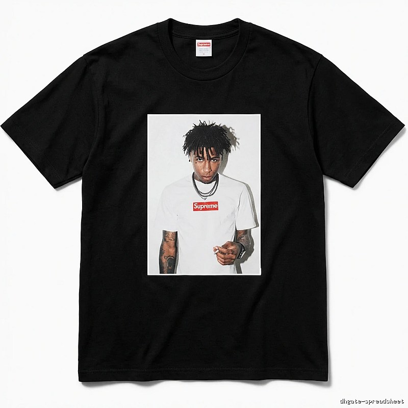 Supreme Portrait Style Black T-shirt