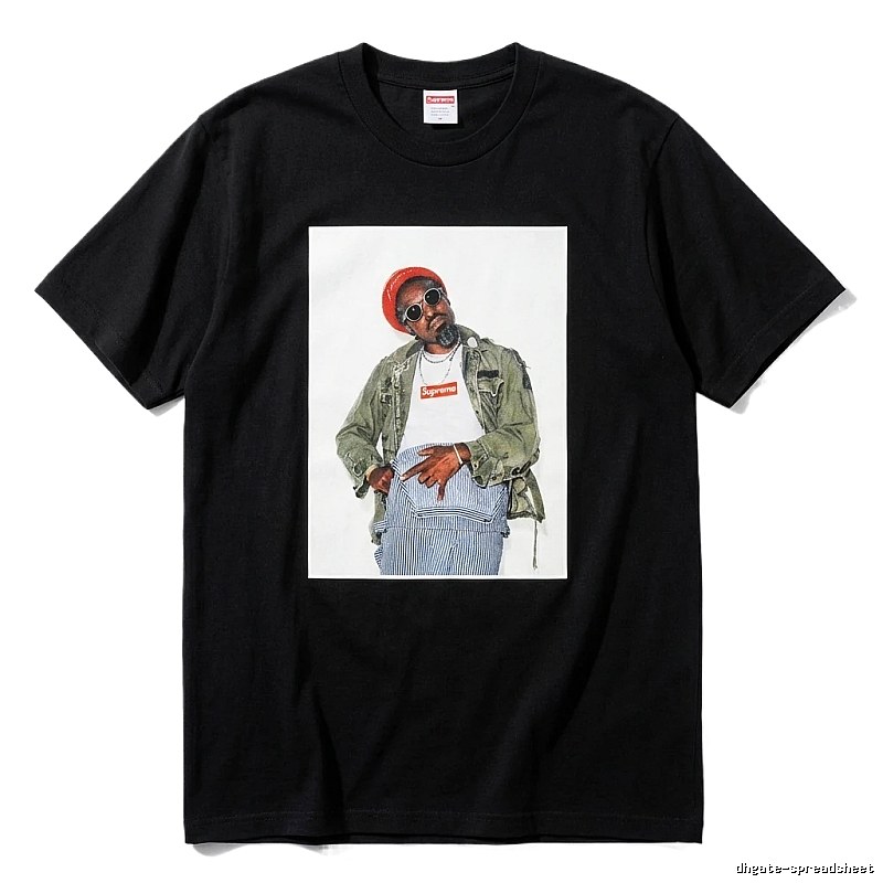 Supreme Portrait Style Black T-shirt