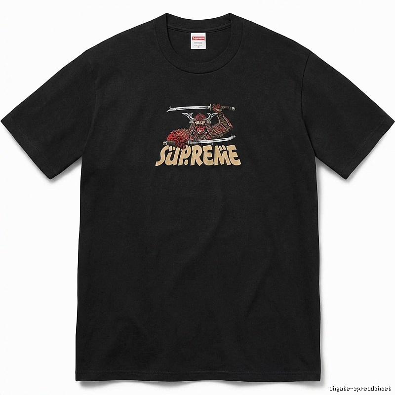 Supreme Samurai-style Black T-shirt