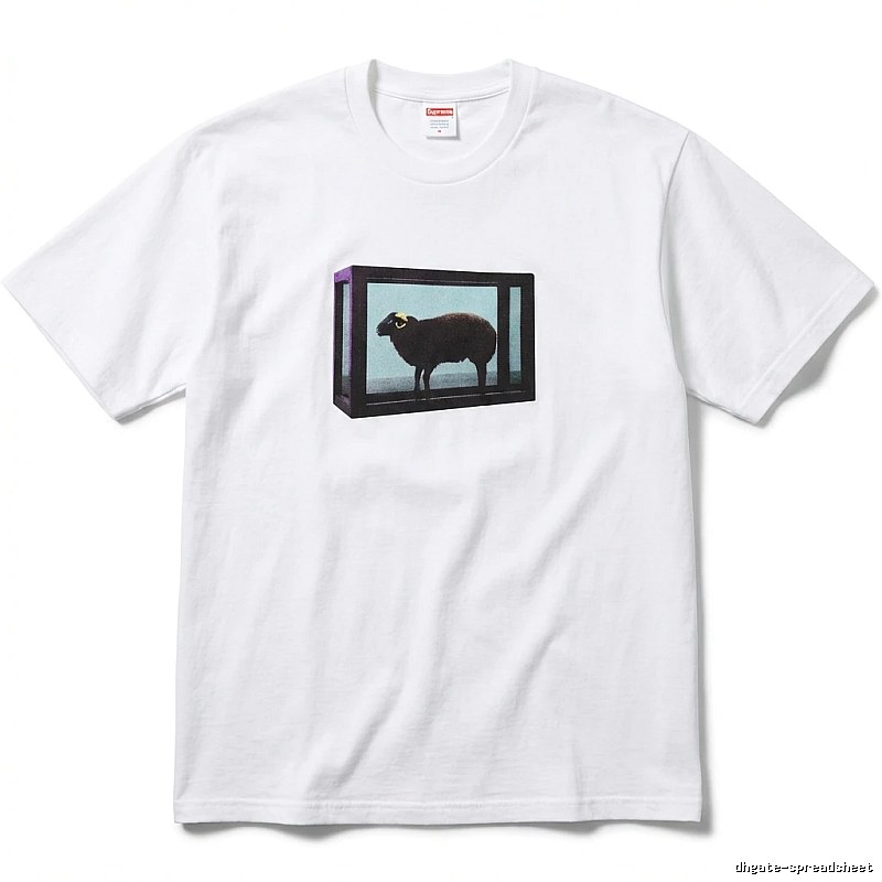 Supreme Sheep Print White T-shirt