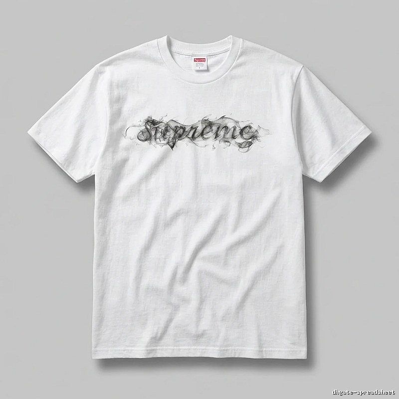 Supreme Smoke Style White T-shirt