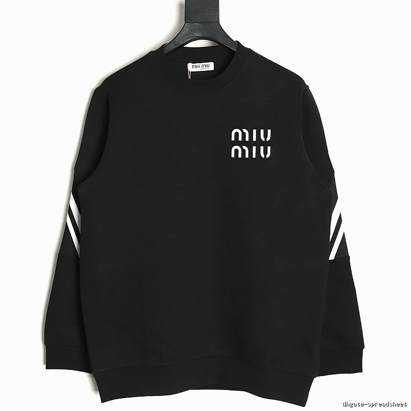 Sweatshirt by Miu Miu with Black Sweatshirt with White Miu