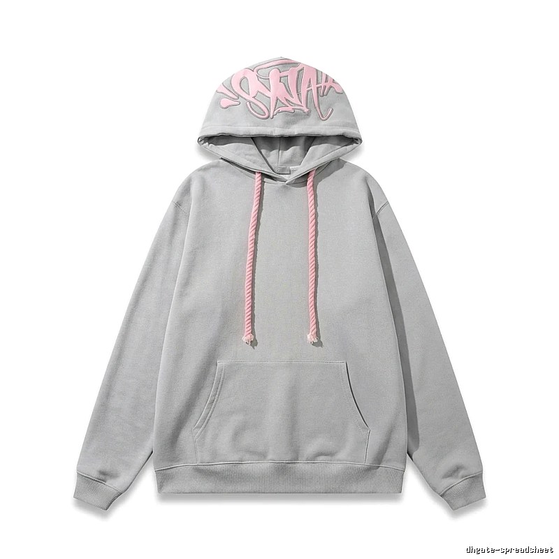 SynaWorld Graffiti Style Light Gray Hoodie