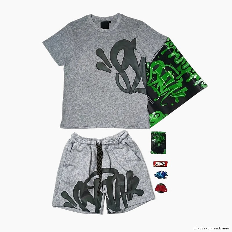 SynaWorld Trendy Cool Style Gray Suit