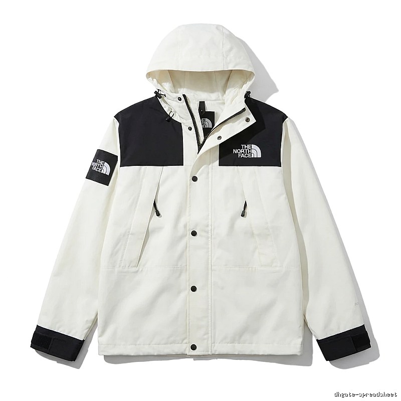 The North Face black-and-white stylish windbreaker