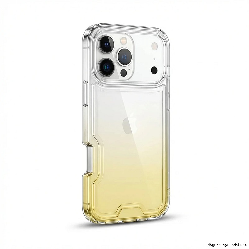 Transparent trendy iPhone phone case