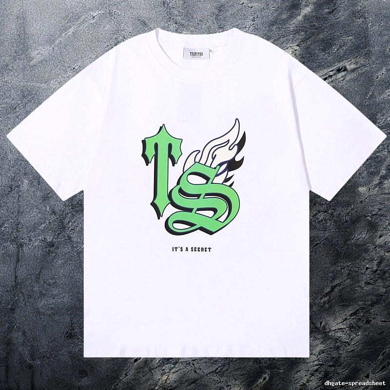 Trapstar Relaxed Keys graphic T-shirt Black White Key with Designer-Inspired Detail