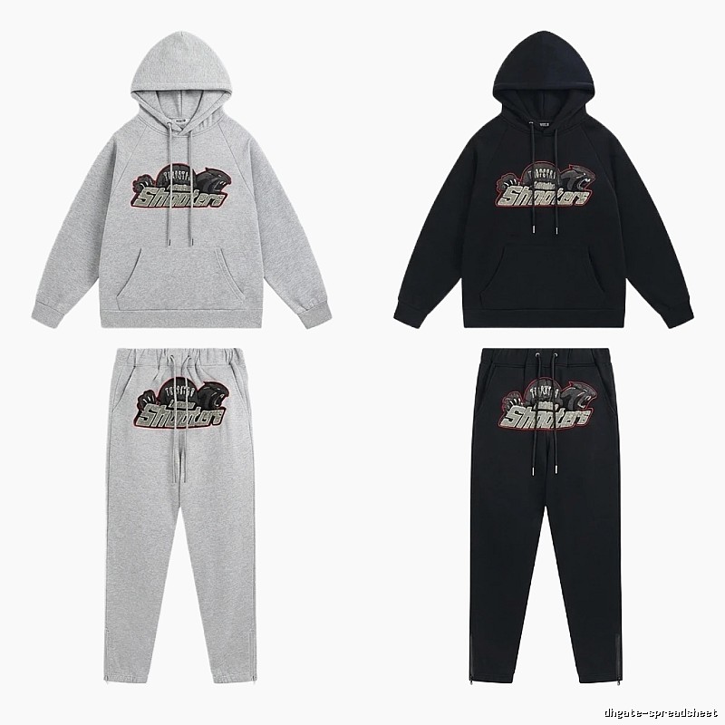 Trapstar sporty grey/black suit set