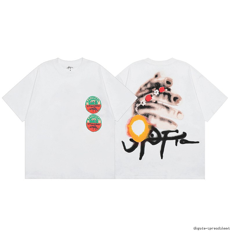 Travis Scott Easy Match Graphic T-shirt Brown Travis Scott for Everyday Use