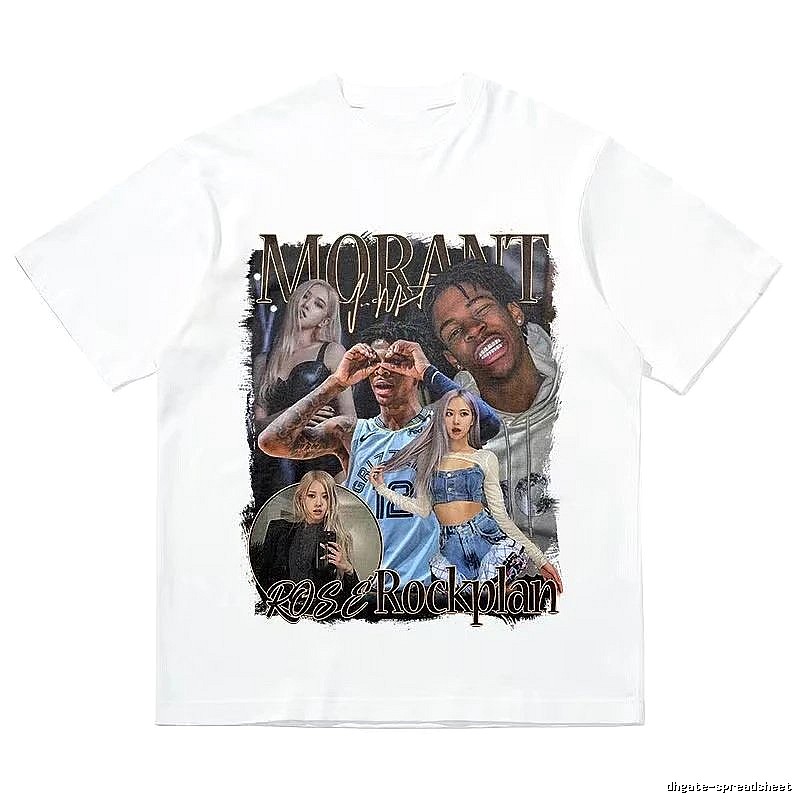 Tupac Summer Portrait graphic T-shirt Black Tupac Collage with Bold Graphic