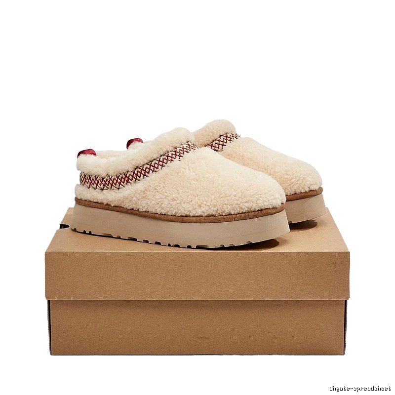 UGG retro-style off-white thick-soled shoes