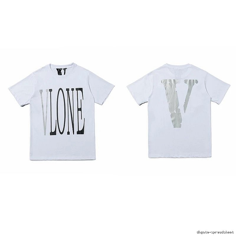 Vlone Patterned Logo T-shirt Black Purple Vlone with Signature Styling